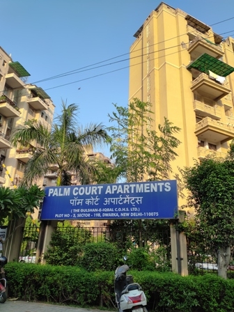 3BHK 3Baths flat for sale in Palm Court Apartments Sector 19 Dwarka