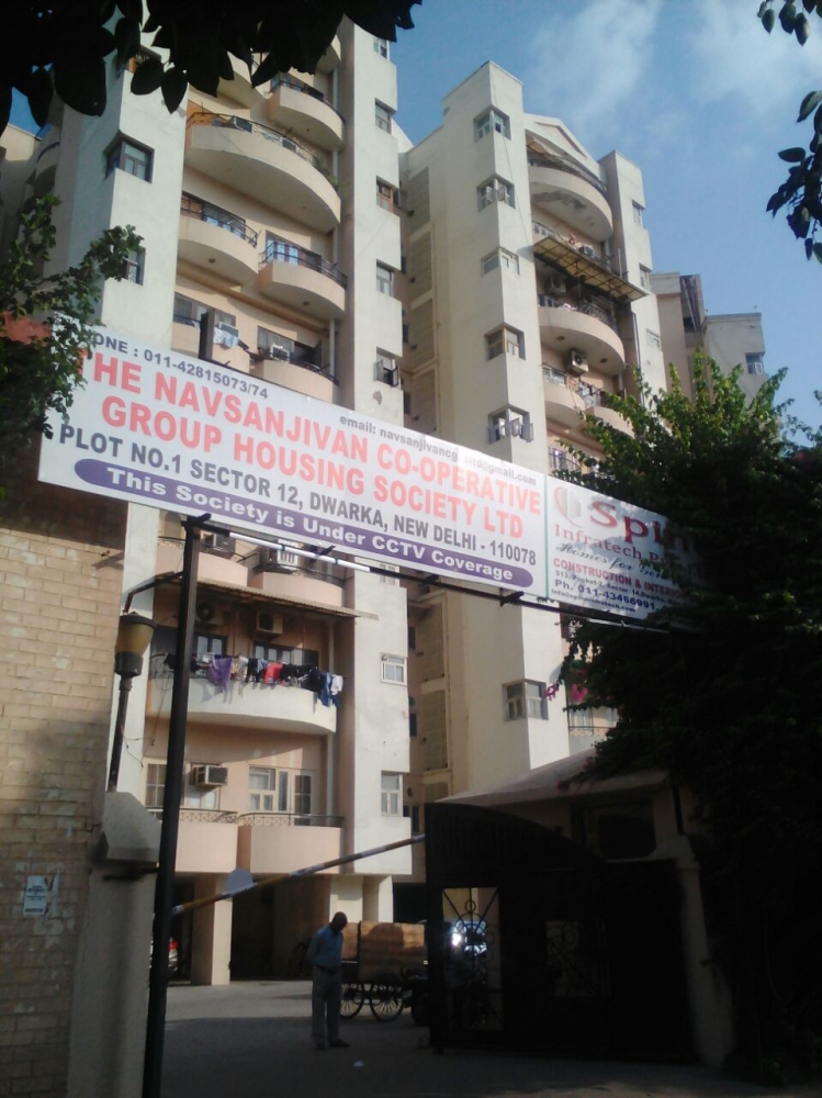 3 bhk flat for sale in Nav Sanjivan Apartment Sector 12 Dwarka Delhi